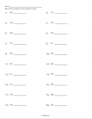 rounding money worksheet stem sheets