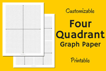 math four quadrant graph paper