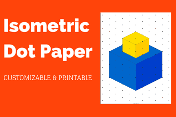 math isometric dot paper