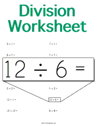 Division Worksheet