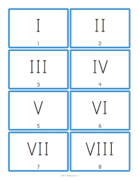 Roman Numerals Flashcards